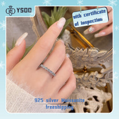 【#27  YSDD】925 Sterling Silver Moissanite Rings