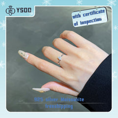 【#45 YSDD】925 Sterling Silver Moissanite Rings