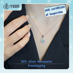 【#21 BeHost】925 Sterling Silver Moissanite Necklace