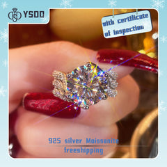 【#5 BeHost】925 Sterling Silver Moissanite Rings