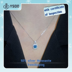 【#86 YSDD】925 Sterling Silver Moissanite Necklace