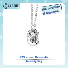 【#132 YSDD】925 Sterling Silver Moissanite Necklace