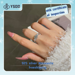 【#89 YSDD】925 Sterling Silver Moissanite Rings