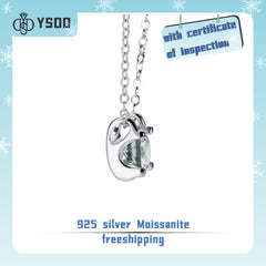 【#132 BeHost】925 Sterling Silver Moissanite Necklace