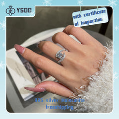 【#110 YSDD】925 Sterling Silver Moissanite Rings