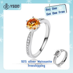 【#159 YSDD】925 Sterling Silver Moissanite Rings