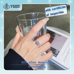 【#9 YSDD】925 Sterling Silver Moissanite Rings