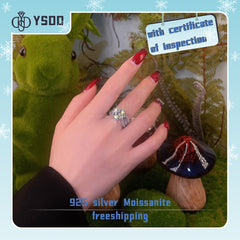 【#5 BeHost】925 Sterling Silver Moissanite Rings