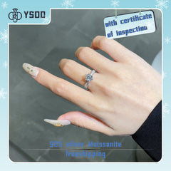 【#11 YSDD】925 Sterling Silver Moissanite Rings