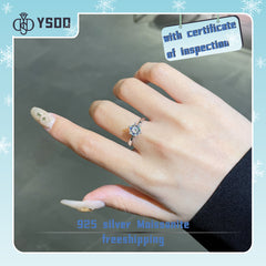 【#48 YSDD】925 Sterling Silver Moissanite Rings