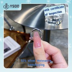 【#60 YSDD】925 Sterling Silver Moissanite Rings