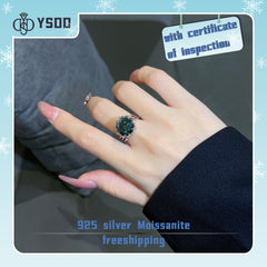 【#73 YSDD】925 Sterling Silver 5CT Moissanite Rings