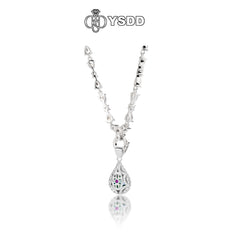 【#160 YSDD】925 Sterling Silver Moissanite Necklace