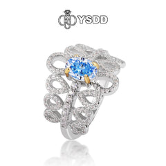 【#168 YSDD】925 Sterling Silver Moissanite Rings