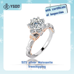 【#161YIYO】1CT Moissanite Rings 925 Sterling Silver 的副本