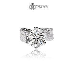 【#5 YSDD】925 Sterling Silver Moissanite Rings