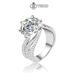 【#5 YSDD】925 Sterling Silver Moissanite Rings