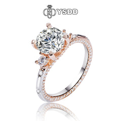 【#225 YSDD】925 Sterling Silver Moissanite Rings