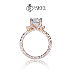 【#225 YSDD】925 Sterling Silver Moissanite Rings