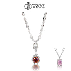 【#160 YSDD】925 Sterling Silver Moissanite Necklace